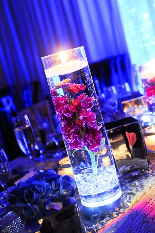 Floral Centrepiece With Led Lights