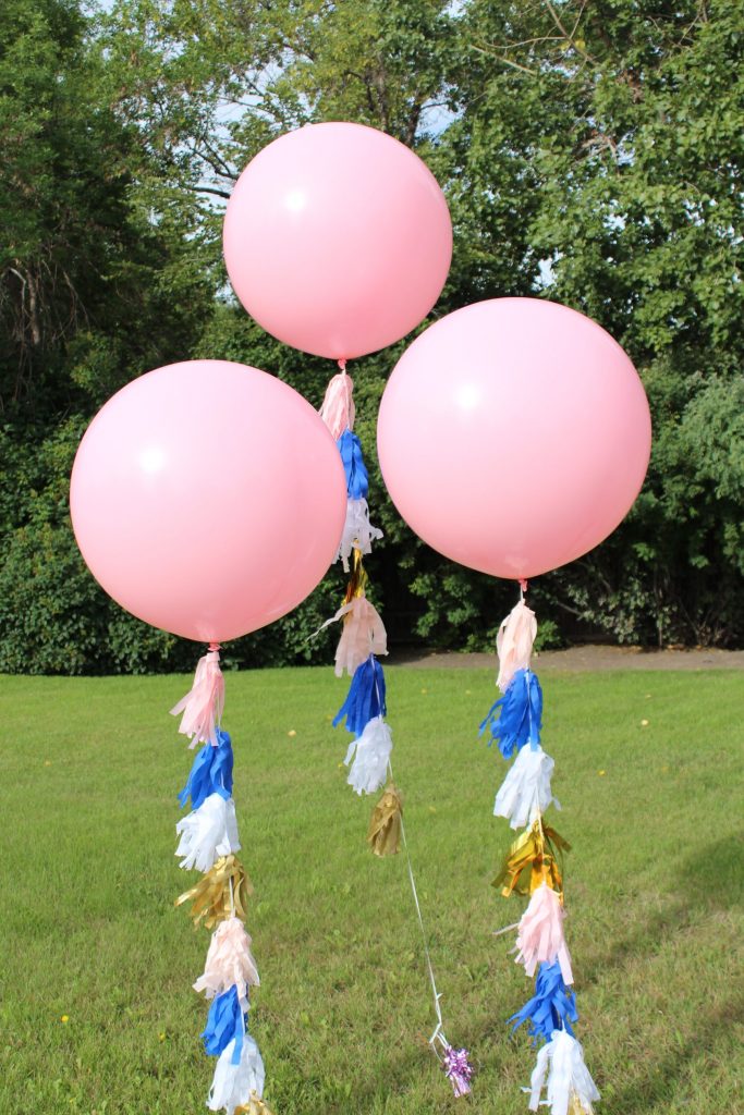 Pink Geronimo Balloons Wedding Reception Sw Calgary